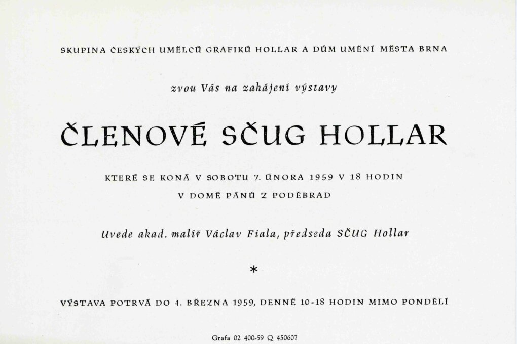 Členové SČUG Hollar